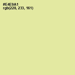#E4E9A1 - Double Colonial White Color Image