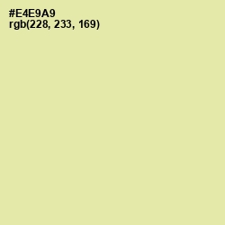 #E4E9A9 - Double Colonial White Color Image