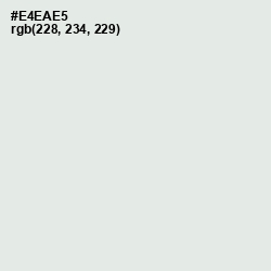 #E4EAE5 - Gray Nurse Color Image