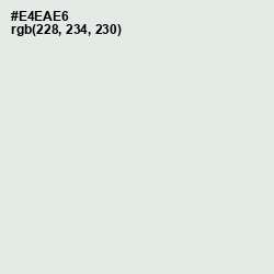 #E4EAE6 - Gray Nurse Color Image