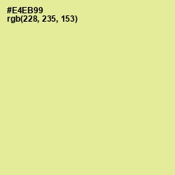 #E4EB99 - Primrose Color Image