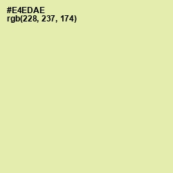 #E4EDAE - Double Colonial White Color Image