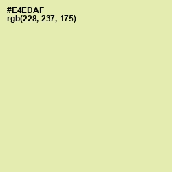 #E4EDAF - Double Colonial White Color Image