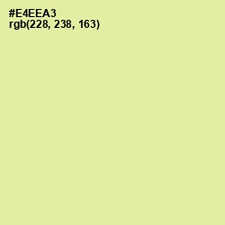 #E4EEA3 - Double Colonial White Color Image