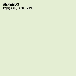 #E4EED3 - Kidnapper Color Image