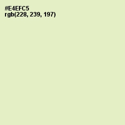 #E4EFC5 - Aths Special Color Image