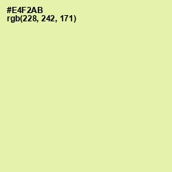 #E4F2AB - Double Colonial White Color Image