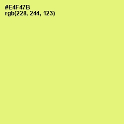 #E4F47B - Manz Color Image