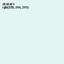 #E4F4F1 - Aqua Squeeze Color Image
