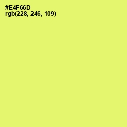 #E4F66D - Manz Color Image