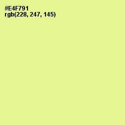 #E4F791 - Jonquil Color Image
