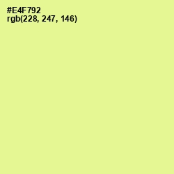 #E4F792 - Jonquil Color Image