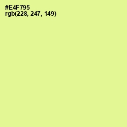 #E4F795 - Jonquil Color Image