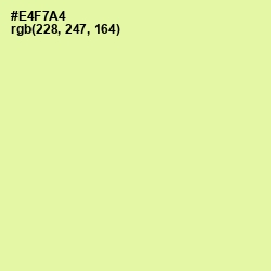 #E4F7A4 - Tidal Color Image