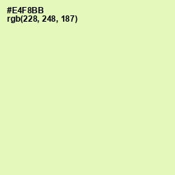 #E4F8BB - Fall Green Color Image