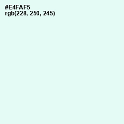 #E4FAF5 - Polar Color Image