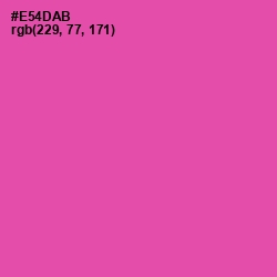 #E54DAB - Brilliant Rose Color Image