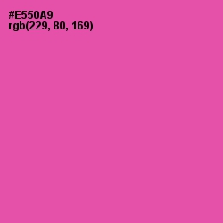 #E550A9 - Brilliant Rose Color Image