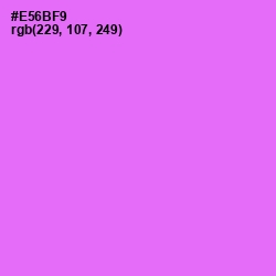 #E56BF9 - Blush Pink Color Image