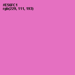 #E56FC1 - Orchid Color Image