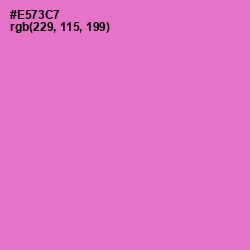 #E573C7 - Orchid Color Image