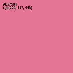 #E57594 - Deep Blush Color Image
