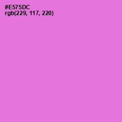 #E575DC - Orchid Color Image