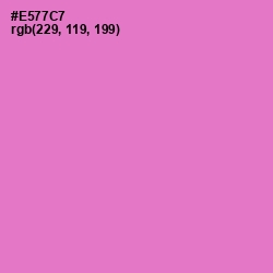 #E577C7 - Orchid Color Image