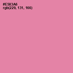 #E583A6 - Carissma Color Image