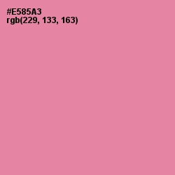 #E585A3 - Carissma Color Image
