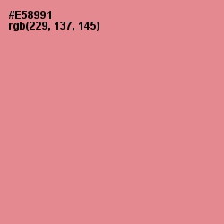 #E58991 - Sea Pink Color Image
