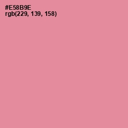 #E58B9E - Sea Pink Color Image