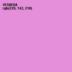 #E58EDA - Light Orchid Color Image