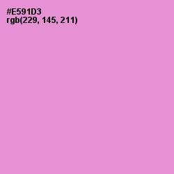 #E591D3 - Light Orchid Color Image