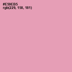 #E59EB5 - Wewak Color Image