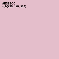 #E5BECC - Cupid Color Image