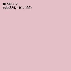 #E5BFC7 - Cupid Color Image