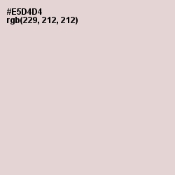#E5D4D4 - Bizarre Color Image