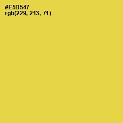 #E5D547 - Ronchi Color Image