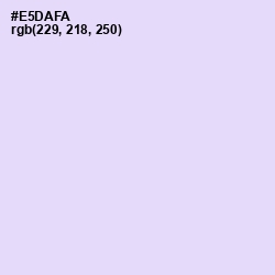 #E5DAFA - Snuff Color Image