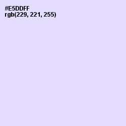 #E5DDFF - Snuff Color Image