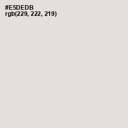 #E5DEDB - Bizarre Color Image