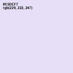#E5DEF7 - Snuff Color Image