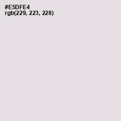 #E5DFE4 - Snuff Color Image