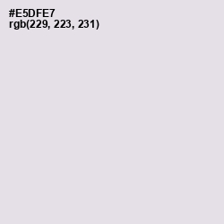 #E5DFE7 - Snuff Color Image