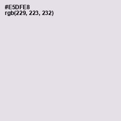 #E5DFE8 - Snuff Color Image