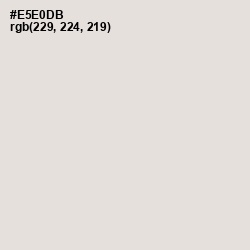 #E5E0DB - Pearl Bush Color Image