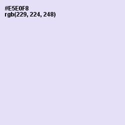 #E5E0F8 - Mystic Color Image
