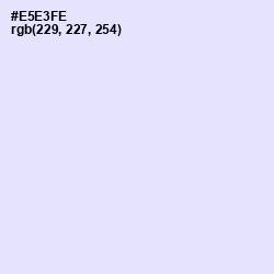 #E5E3FE - Blue Chalk Color Image