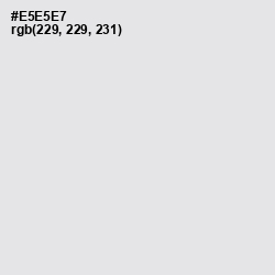 #E5E5E7 - Mercury Color Image